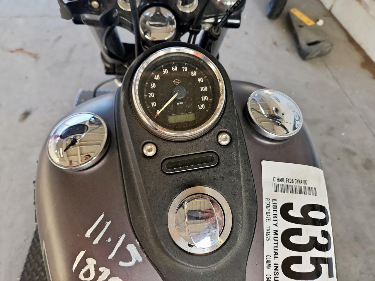 2017 Harley-Davidson Fxdb Dyna Street Bob VIN: 1HD1GXM18HC317352 Lot: 93587815