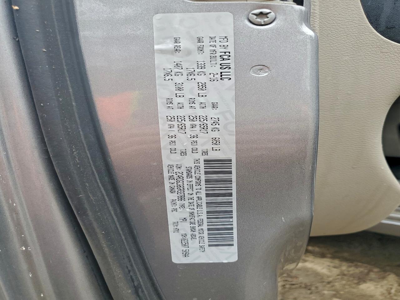 2016 Dodge Grand Caravan Sxt VIN: 2C4RDGCG6GR327886 Lot: 94196395