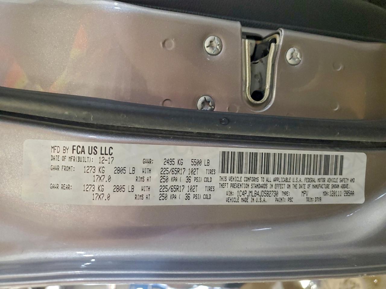 2018 Jeep Cherokee Latitude Plus VIN: 1C4PJMLB4JD582730 Lot: 93750485