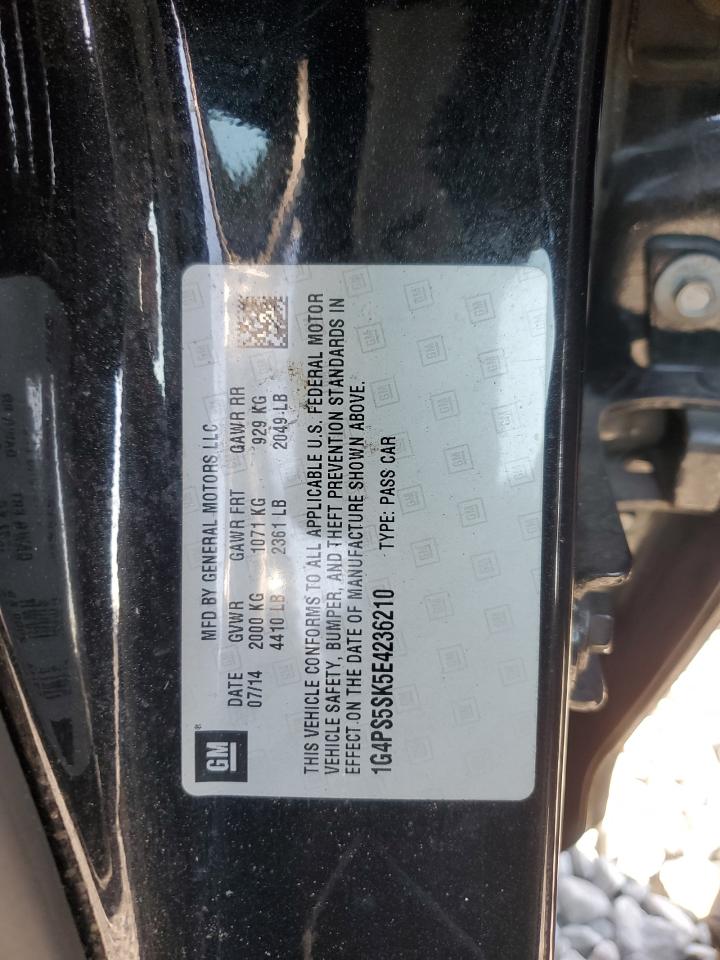 2014 Buick Verano VIN: 1G4PS5SK5E4236210 Lot: 90219355