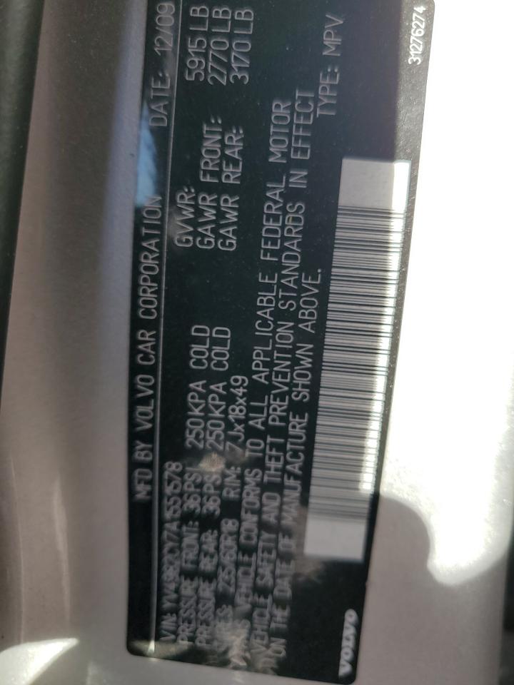 2010 Volvo Xc90 3.2 VIN: YV4982CY7A1551578 Lot: 92640495