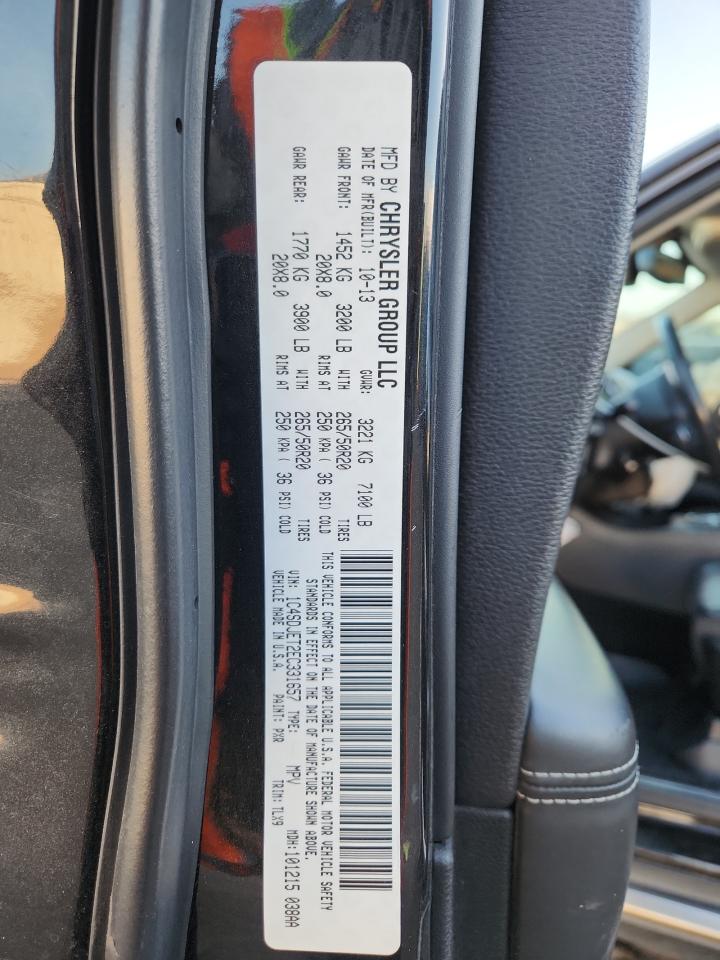 2014 Dodge Durango Citadel VIN: 1C4SDJET2EC331657 Lot: 92537265