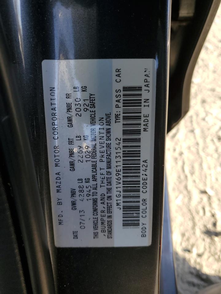 2014 Mazda 6 Touring VIN: JM1GJ1V69E1131542 Lot: 91647355