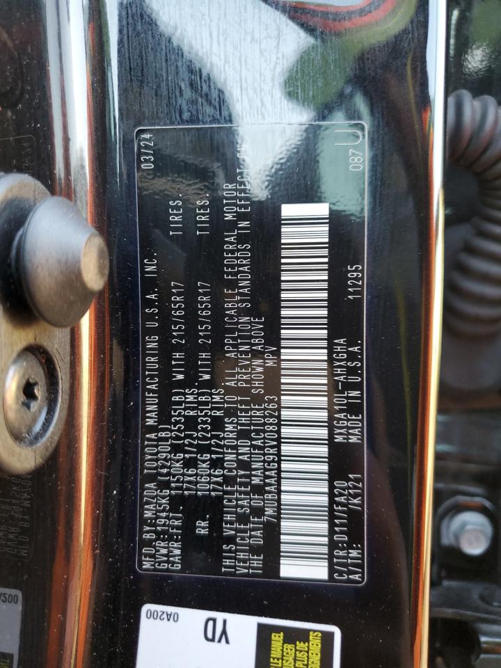 2024 Toyota Corolla Cross Le VIN: 7MUBAAAG9RV088263 Lot: 93032095