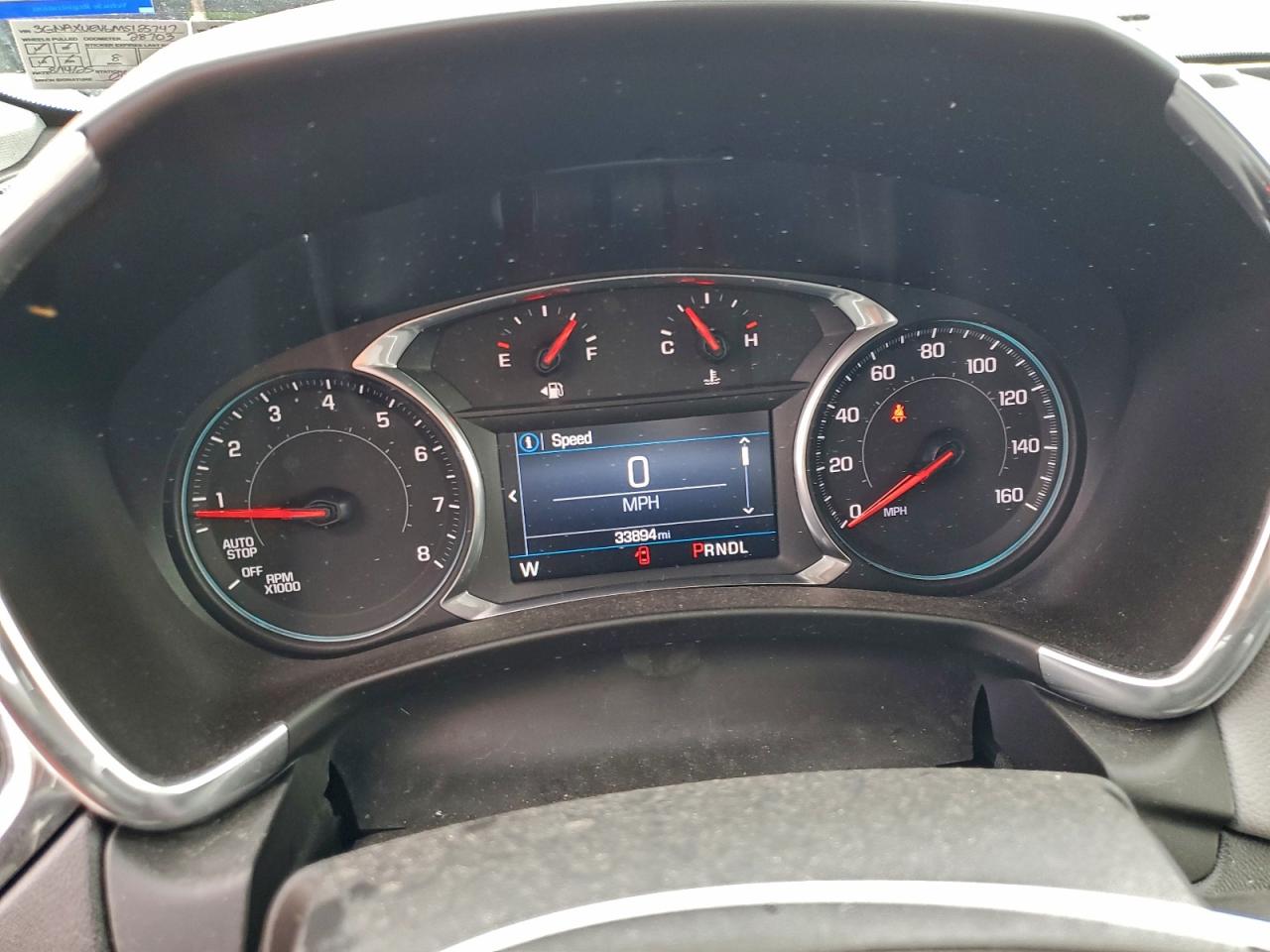 2021 Chevrolet Equinox Lt VIN: 3GNAXUEV6MS125747 Lot: 93901425