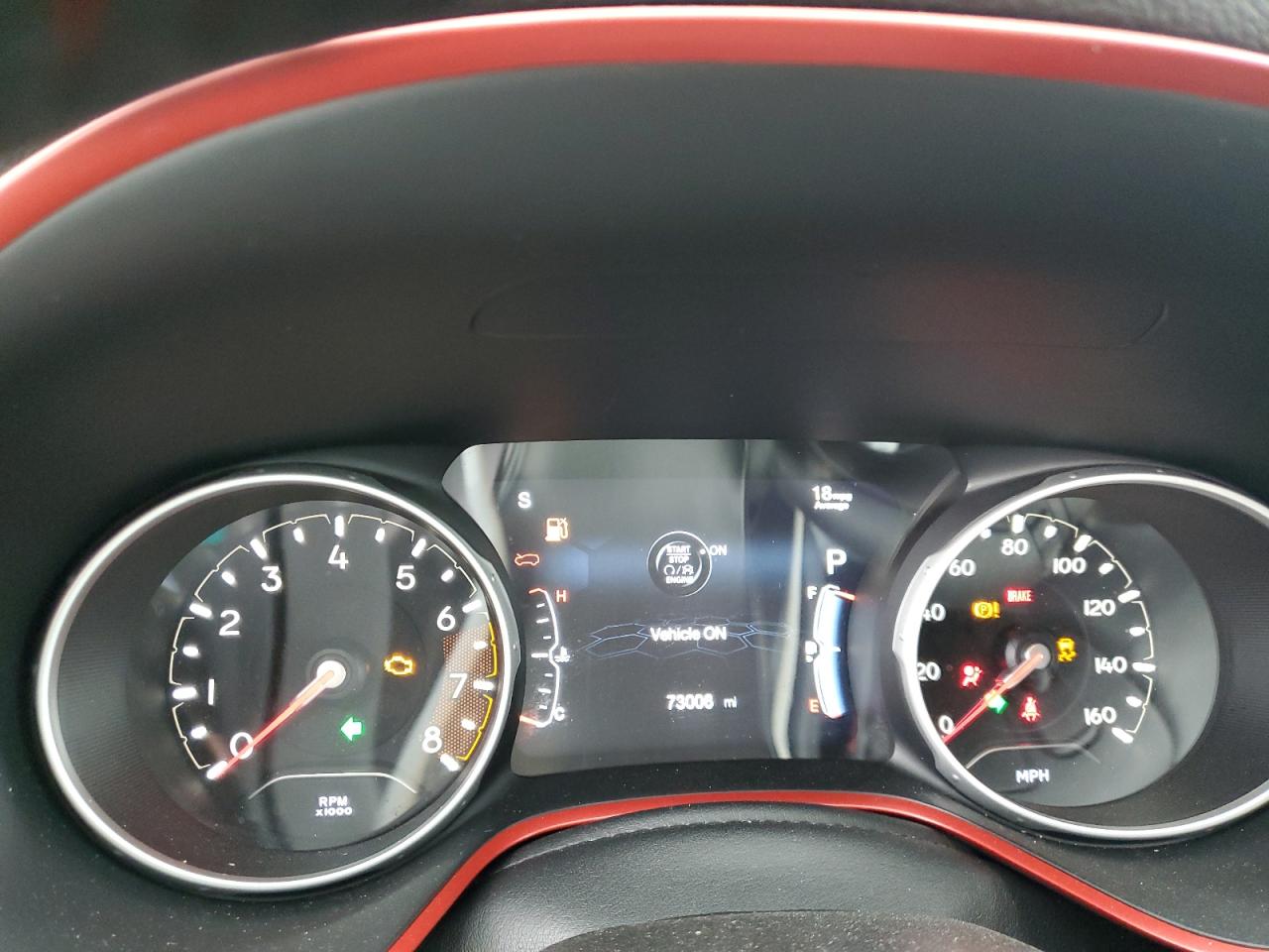 2018 Jeep Compass Trailhawk VIN: 3C4NJDDB0JT501755 Lot: 93648565