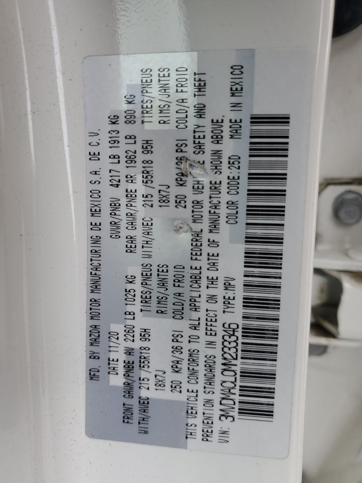 2021 Mazda Cx-30 Preferred VIN: 3MVDMACL0MM233346 Lot: 92900235