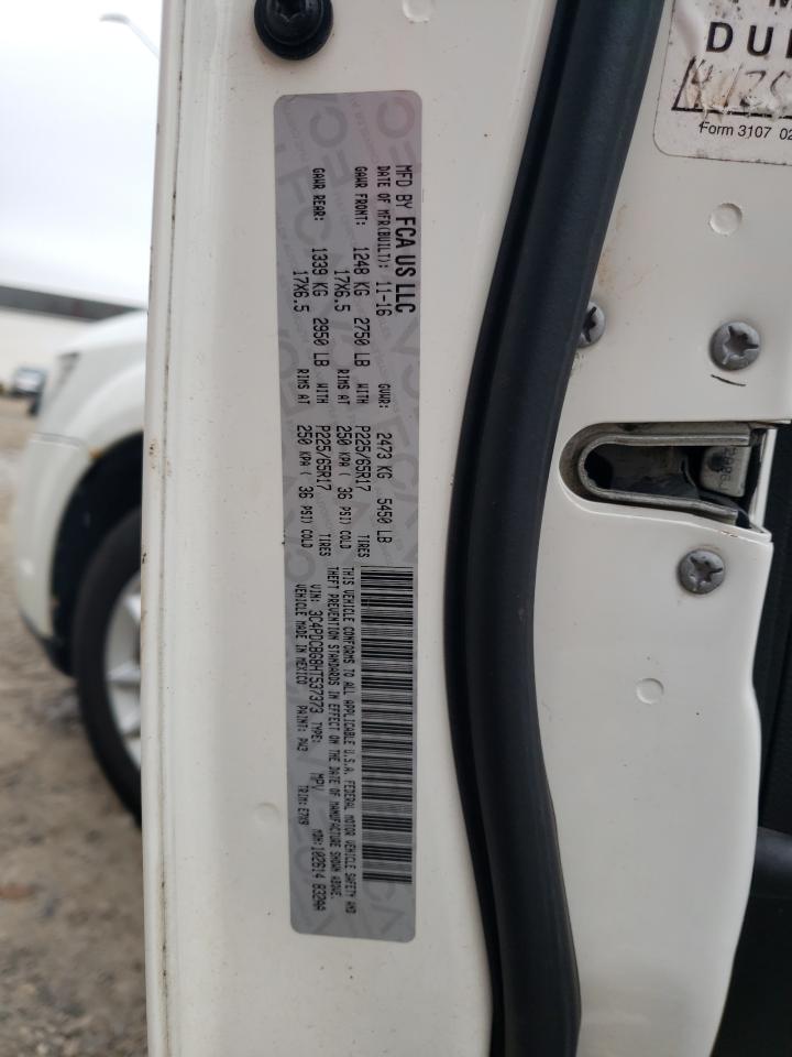 2017 Dodge Journey Sxt VIN: 3C4PDCBG8HT537373 Lot: 93326245