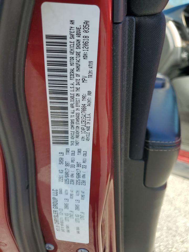 2014 Jeep Cherokee Latitude VIN: 1C4PJLCB1EW170804 Lot: 92787445