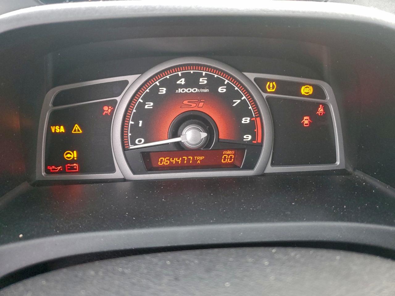 2009 Honda Civic Si VIN: 2HGFG21539H704845 Lot: 94526535