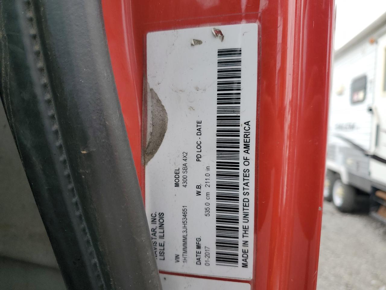 2018 International 4300 Rollback Tow Truck VIN: 1HTMMMML3JH534651 Lot: 92930075