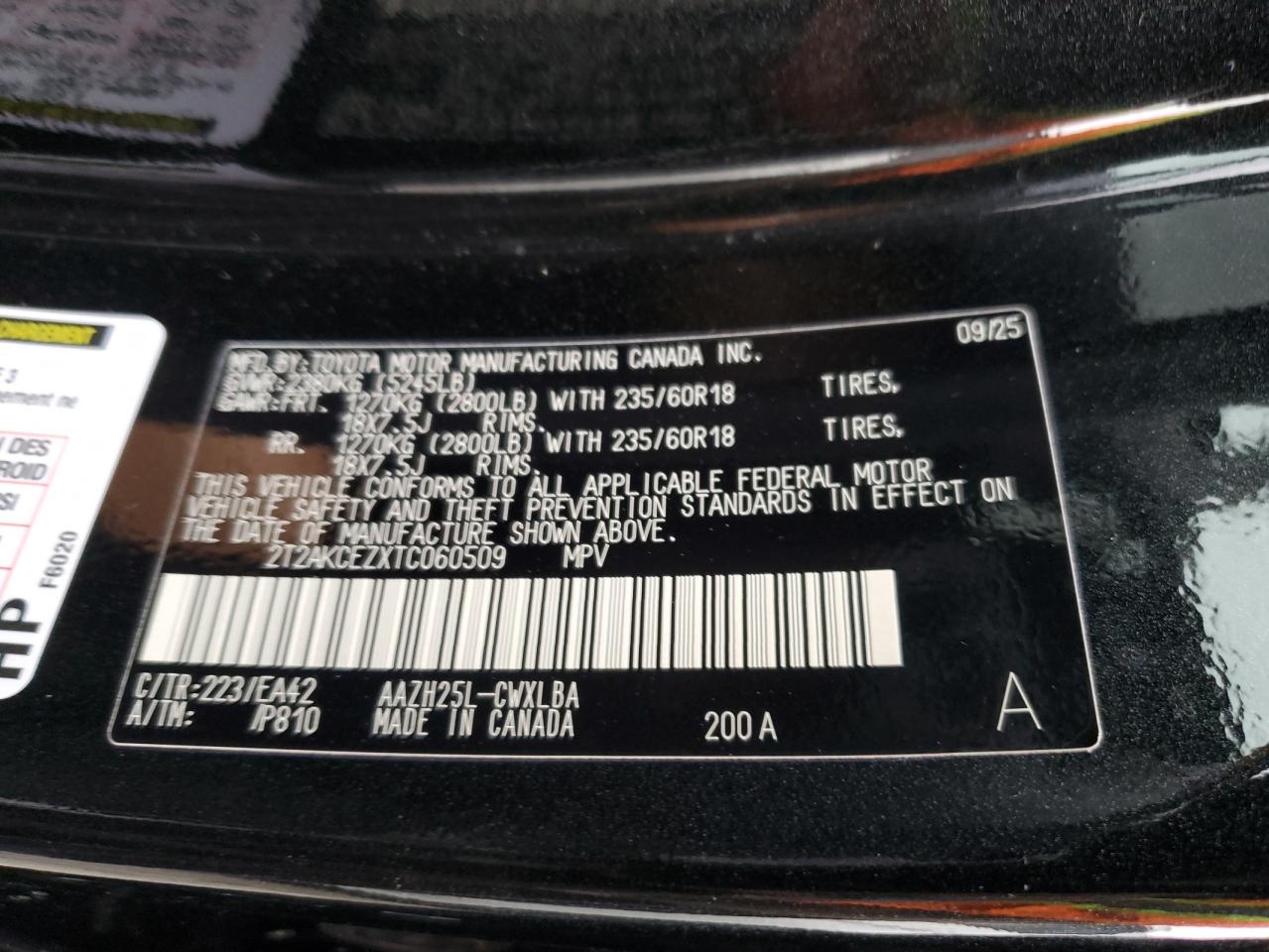 2026 Lexus Nx 350H Base VIN: 2T2AKCEZXTC060509 Lot: 92661255