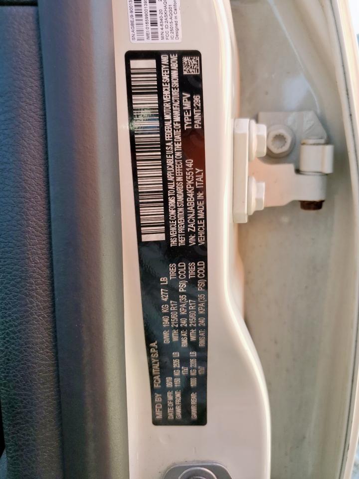 2019 Jeep Renegade Latitude VIN: ZACNJABB4KPK55140 Lot: 90053455