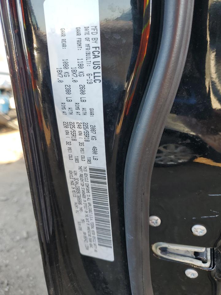 2019 Jeep Compass Latitude VIN: 3C4NJDBB9KT806806 Lot: 90585345