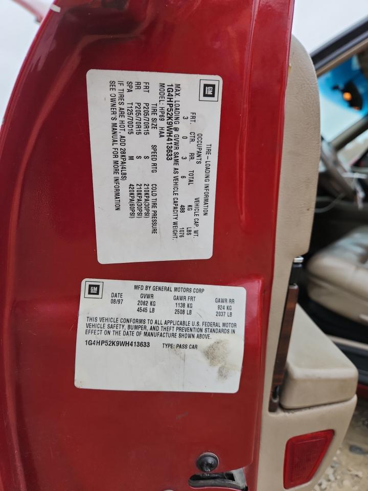 1998 Buick Lesabre Custom VIN: 1G4HP52K9WH413633 Lot: 93294025