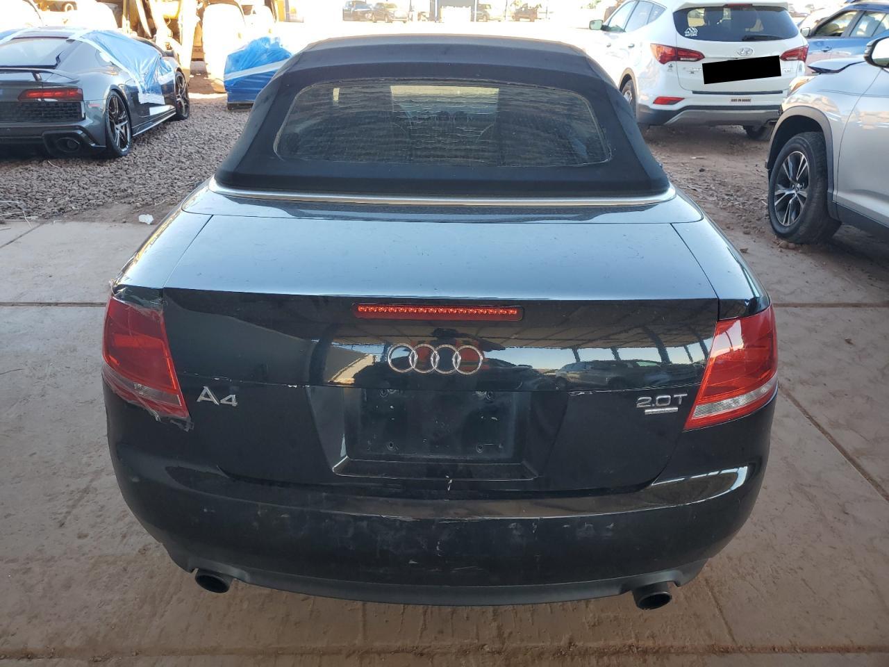 2008 Audi A4 2.0T Cabriolet Quattro VIN: WAUDF48H98K014221 Lot: 90912755