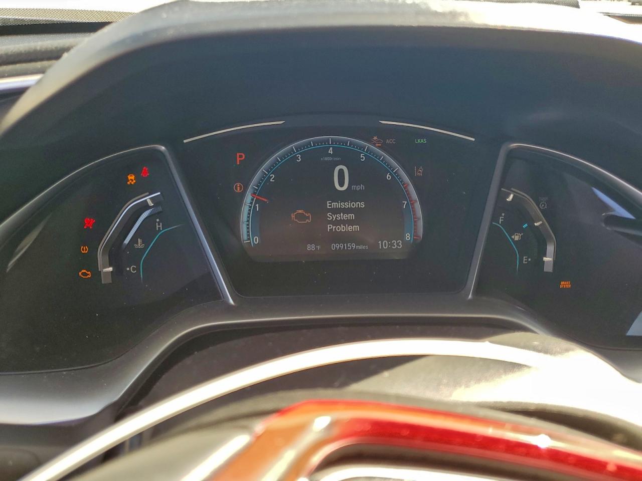 2019 Honda Civic Ex VIN: JHMFC1F39KX012648 Lot: 93885815