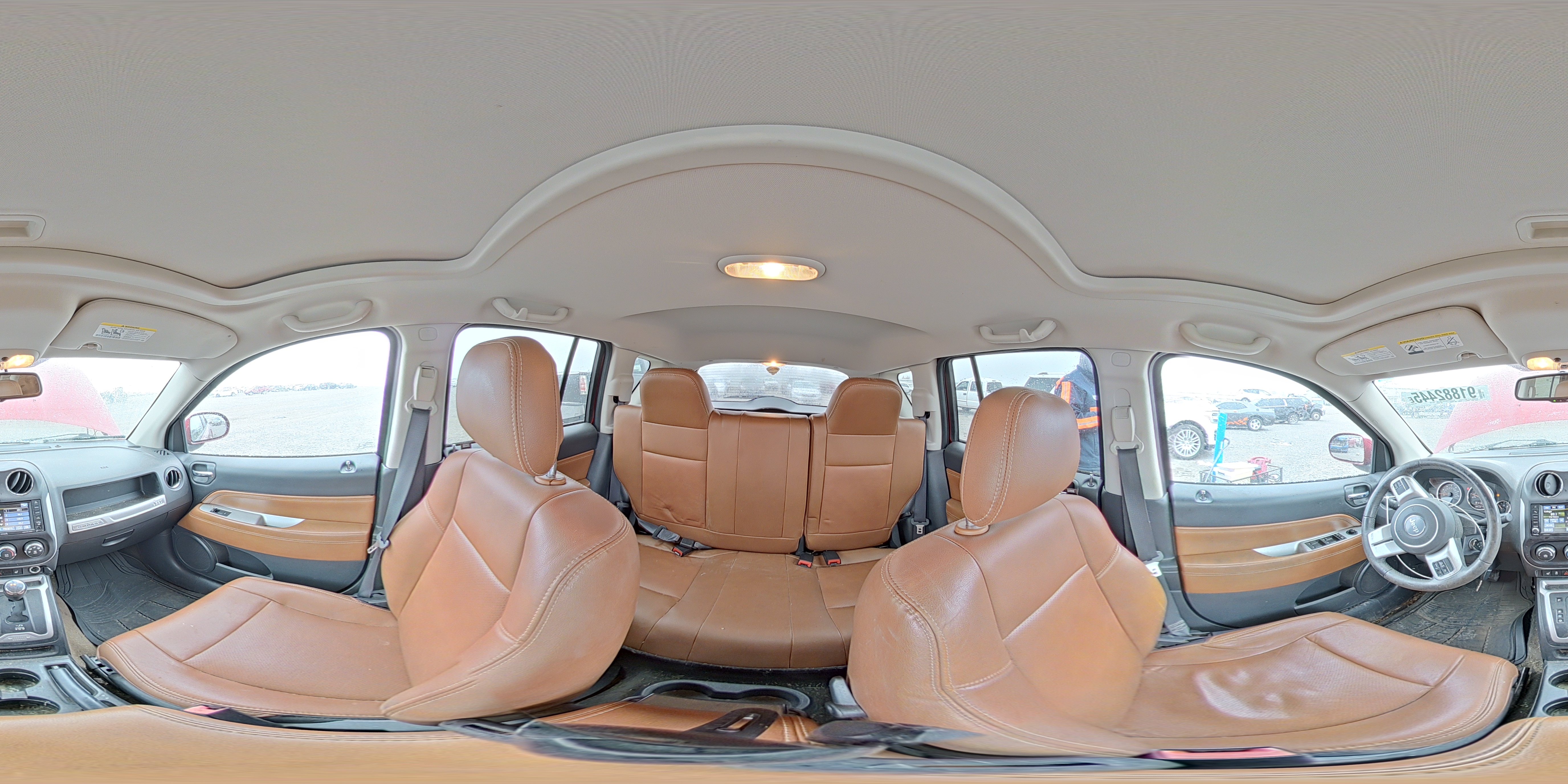 2017 Jeep Compass Latitude VIN: 1C4NJDEB4HD192676 Lot: 91882445