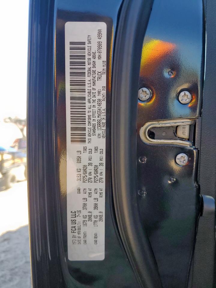 2016 Ram 1500 Slt VIN: 1C6RR6LMXGS414830 Lot: 91581615