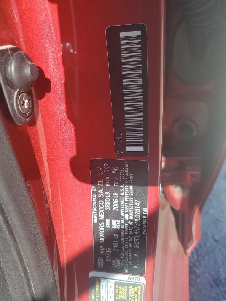 2017 Kia Forte Lx VIN: 3KPFL4A75HE028142 Lot: 91054635