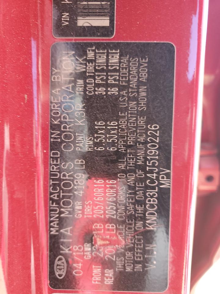 2018 Kia Niro Fe VIN: KNDCB3LC4J5190226 Lot: 93257895