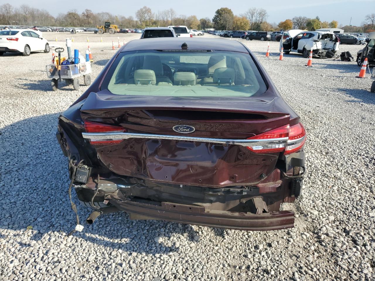 2017 Ford Fusion Titanium VIN: 3FA6P0K95HR371948 Lot: 90916325