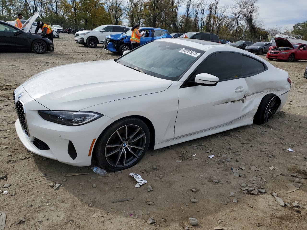 2022 BMW 430Xi VIN: WBA73AP02NCL05858 Lot: 90921075