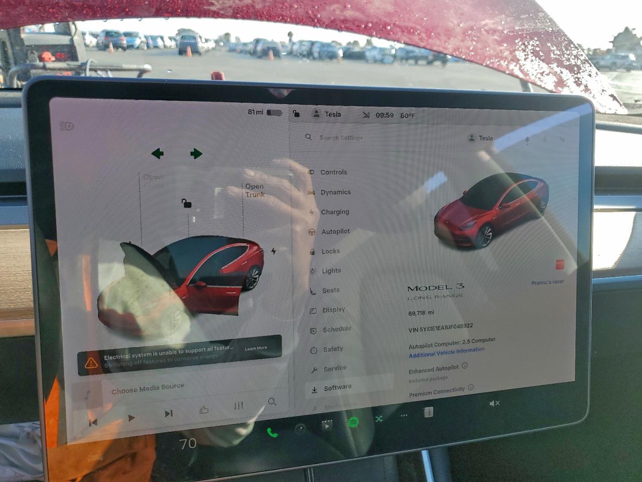 2018 Tesla Model 3 VIN: 5YJ3E1EA8JF048922 Lot: 93477235