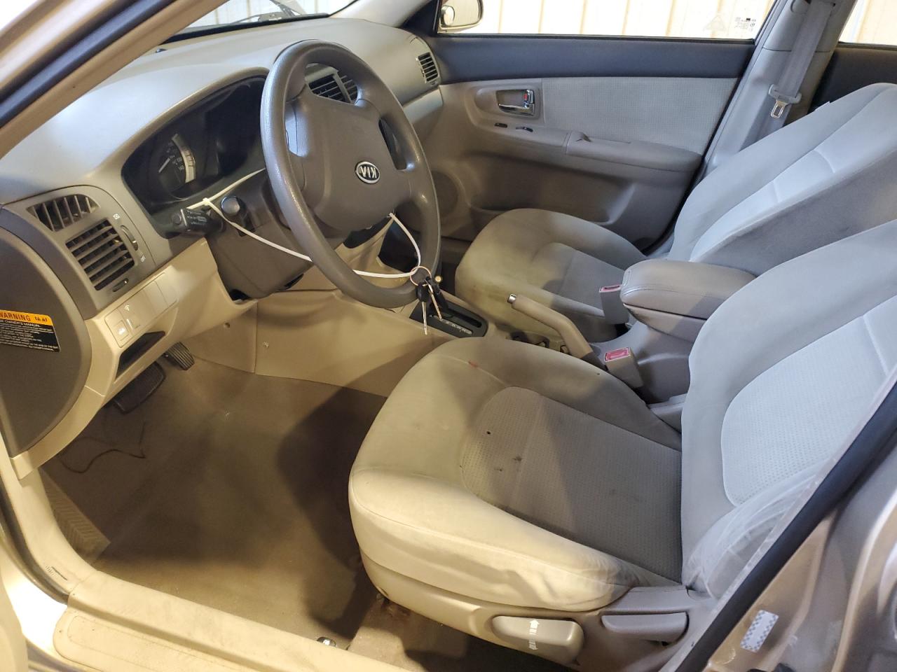 2007 Kia Spectra Ex VIN: KNAFE121575420256 Lot: 92803115