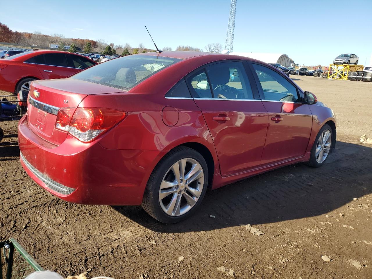 2012 Chevrolet Cruze Lt red  gas 1G1PE5SC1C7241185 photo #4