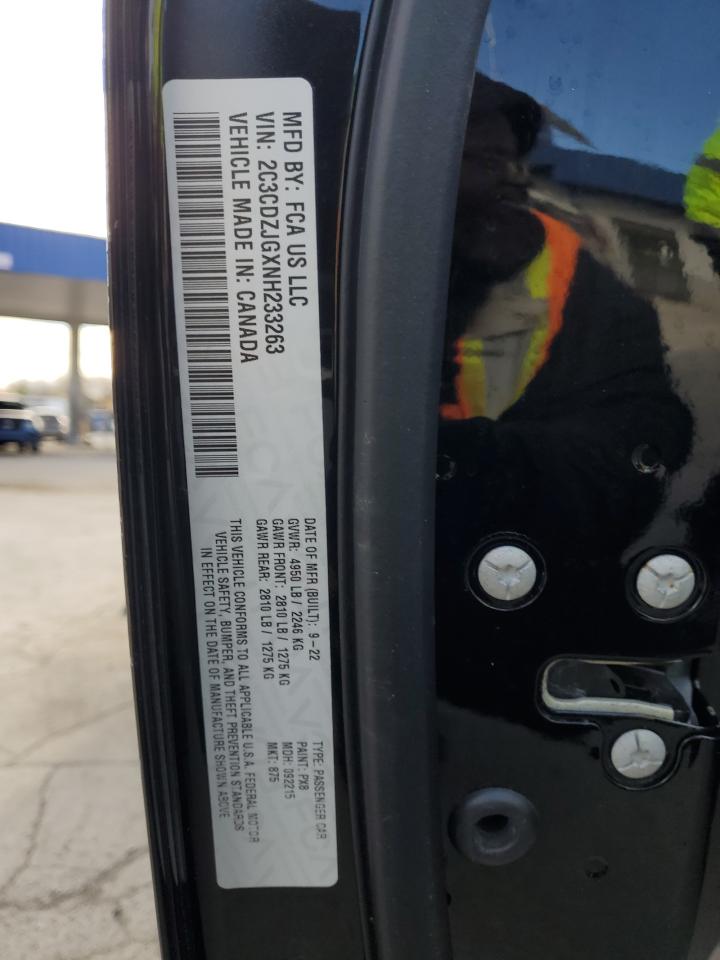 2022 Dodge Challenger Gt VIN: 2C3CDZJGXNH233263 Lot: 91238145