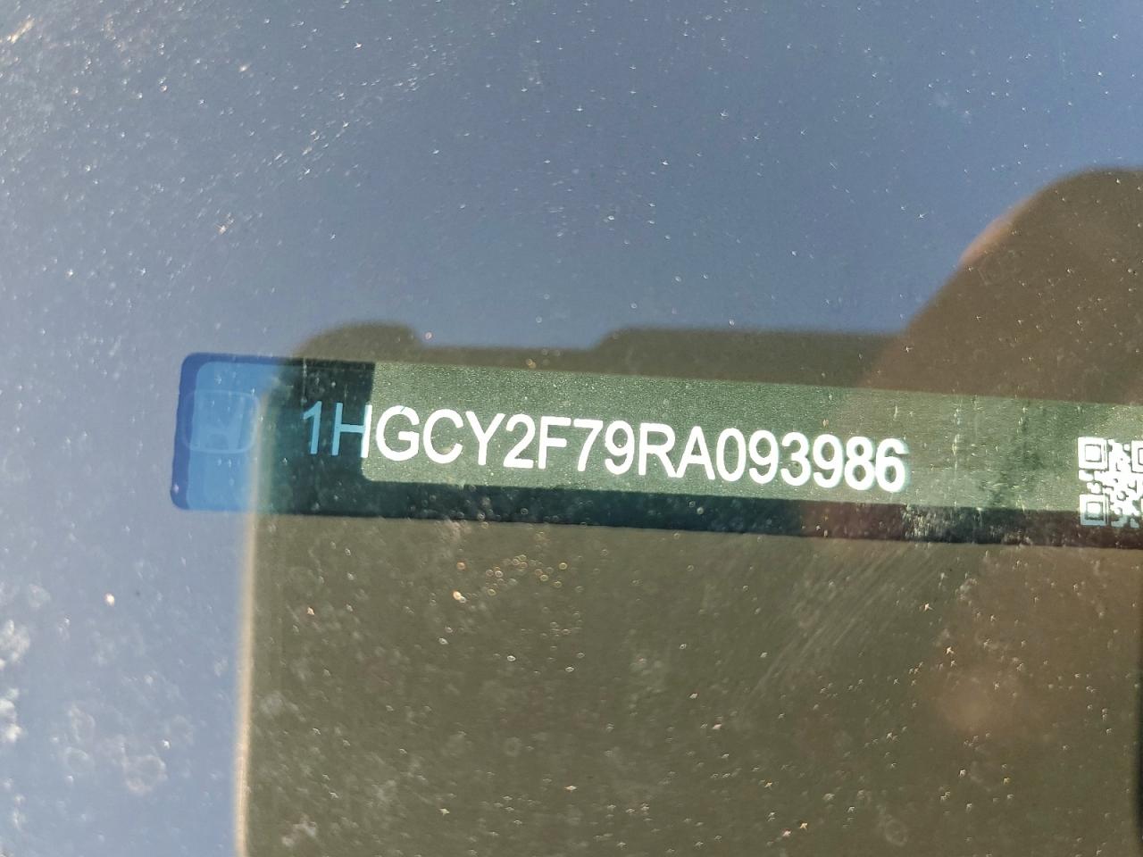 2024 Honda Accord Hybrid Sport-L VIN: 1HGCY2F79RA093986 Lot: 93721025