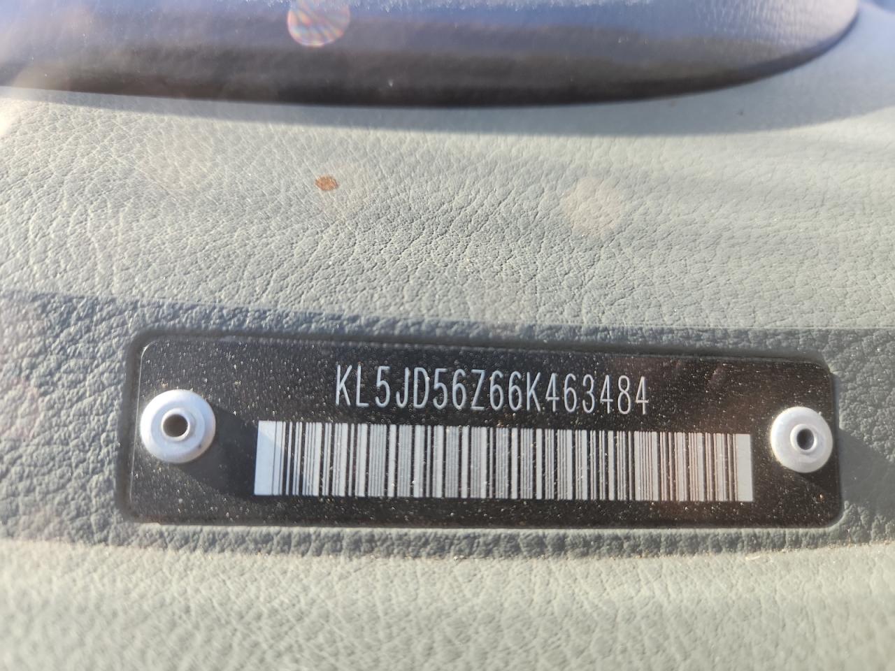 2006 Suzuki Forenza VIN: KL5JD56Z66K463484 Lot: 92852825