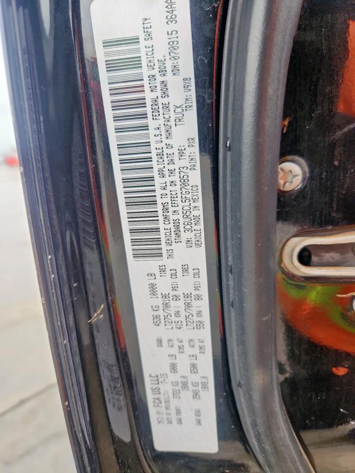 2015 Ram 2500 St VIN: 3C6UR5CL5FG708573 Lot: 93509595