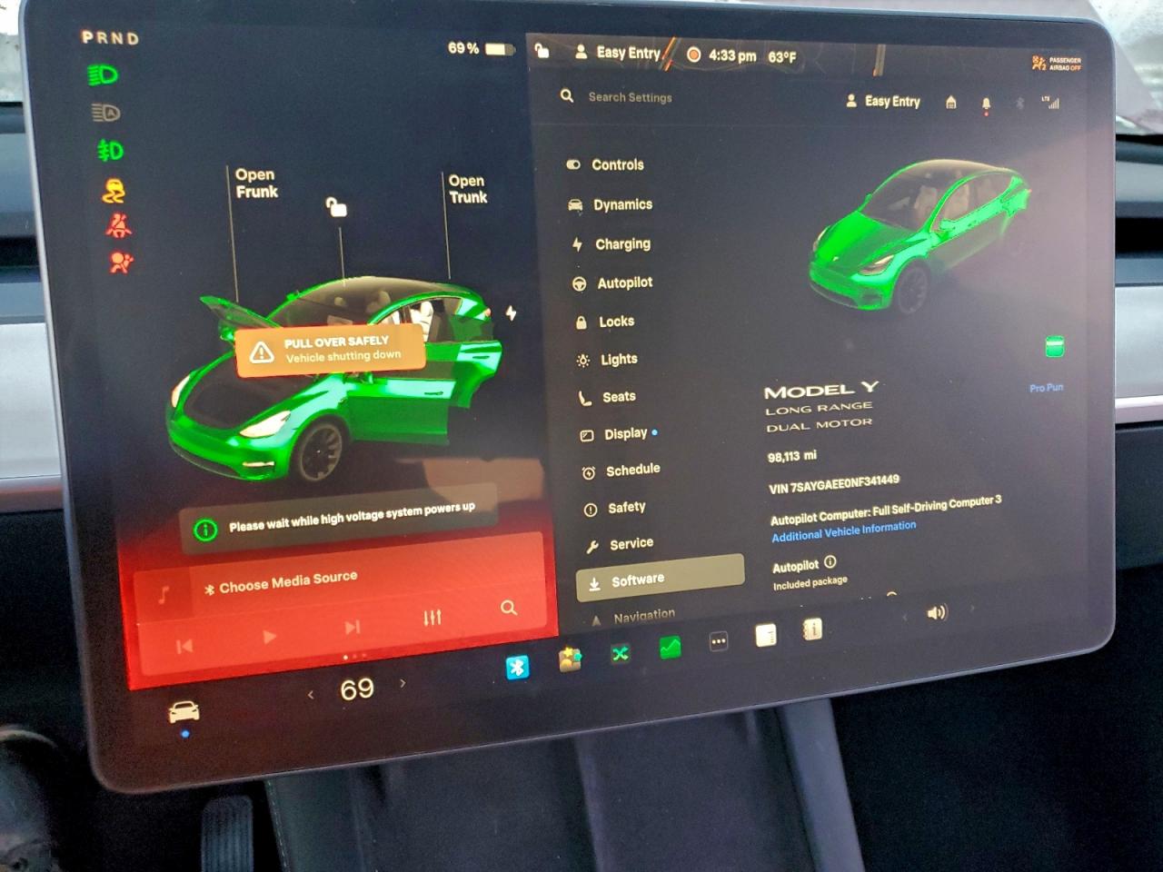 2022 Tesla Model Y VIN: 7SAYGAEE0NF341449 Lot: 94812605