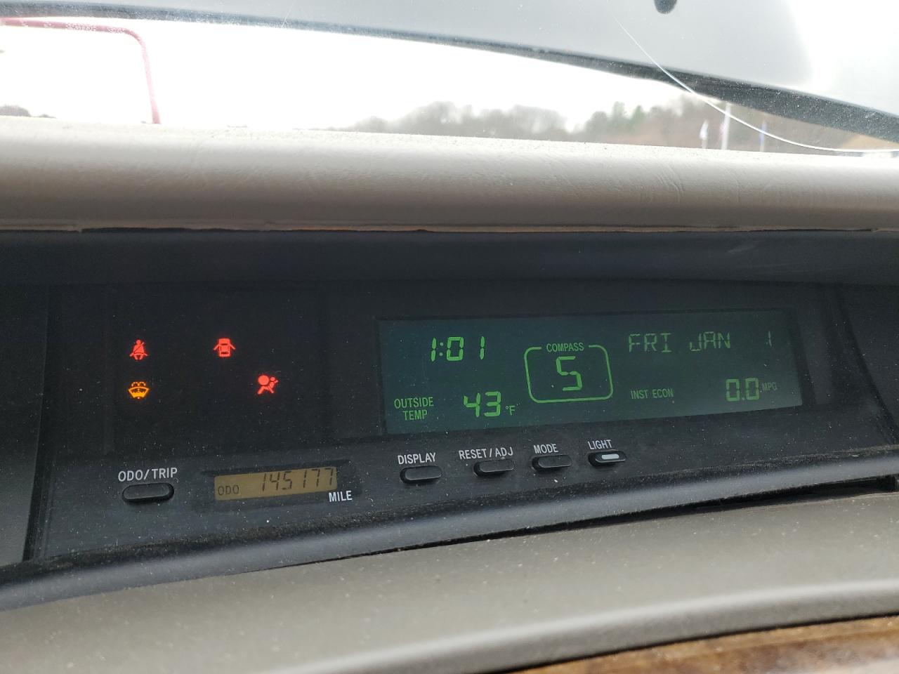 2001 Toyota Avalon Xl VIN: 4T1BF28B01U162208 Lot: 92071465