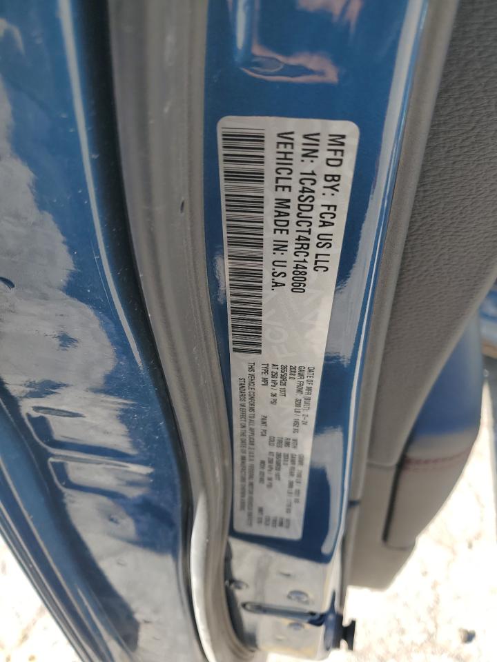 2024 Dodge Durango R/T VIN: 1C4SDJCT4RC148060 Lot: 92347485