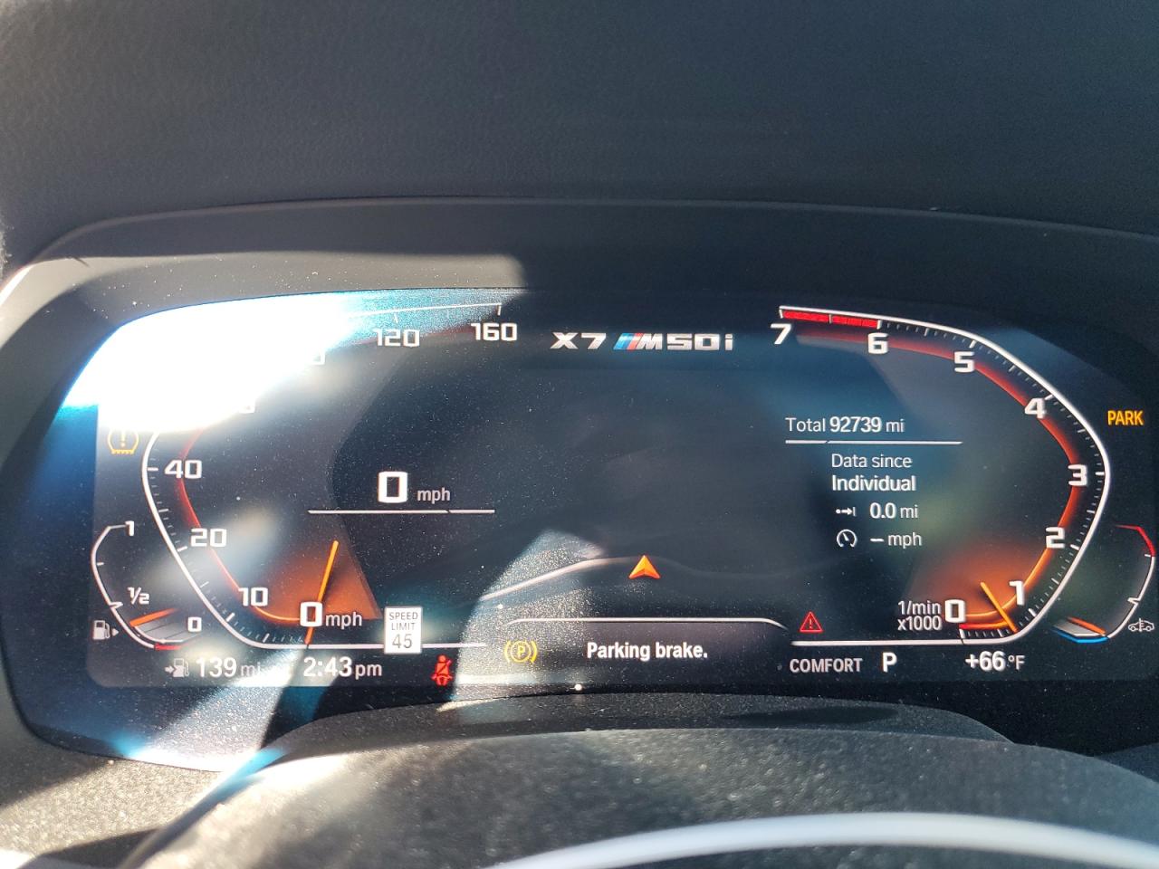 2020 BMW X7 M50I VIN: 5UXCX6C0XL9B83268 Lot: 92830175