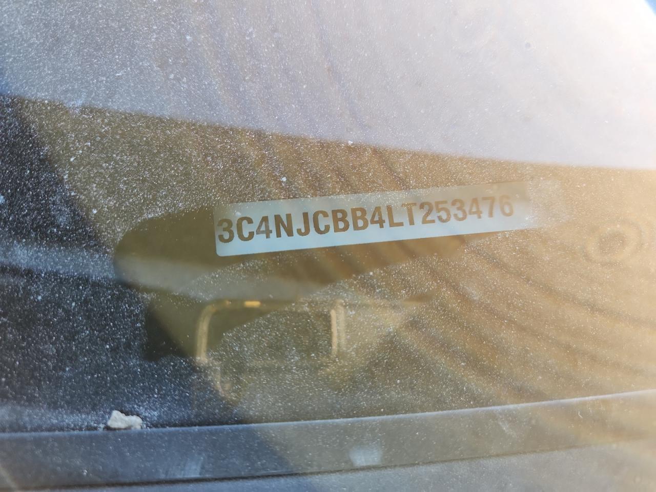 2020 Jeep Compass Latitude VIN: 3C4NJCBB4LT253476 Lot: 91737625