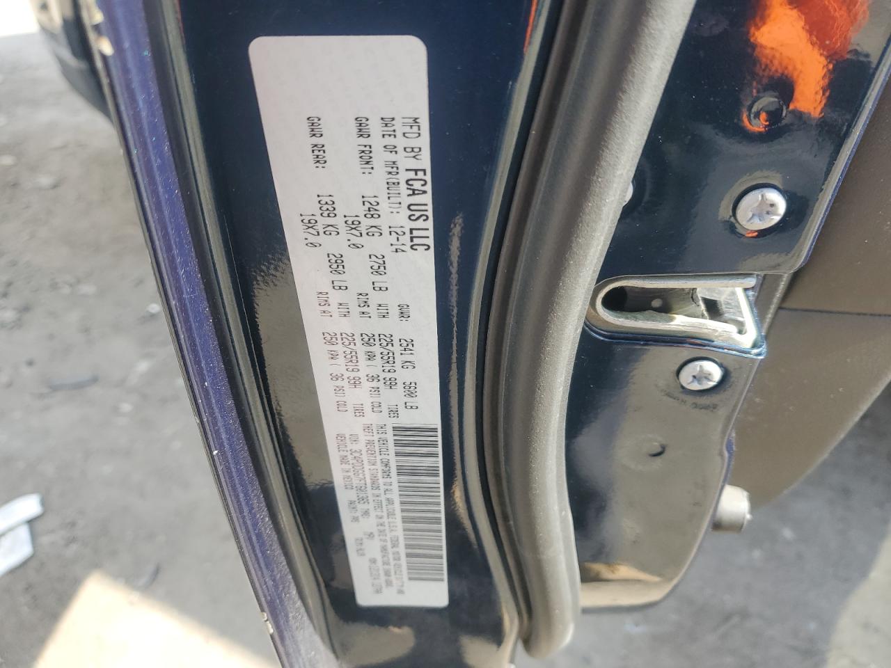 2015 Dodge Journey Crossroad VIN: 3C4PDDGG7FT601365 Lot: 92669445