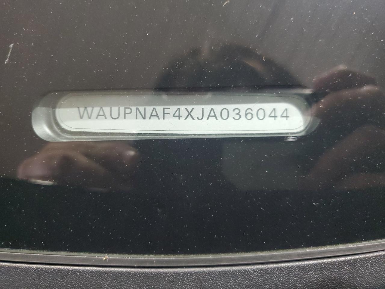 2018 Audi A4 Premium Plus VIN: WAUPNAF4XJA036044 Lot: 93398685