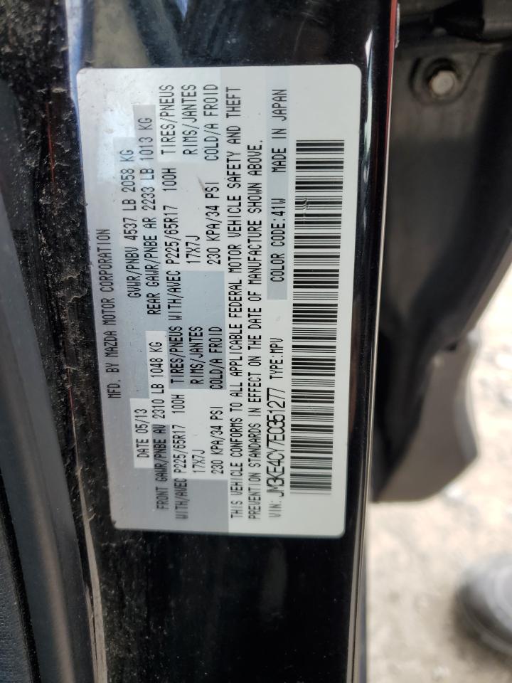 2014 Mazda Cx-5 Touring VIN: JM3KE4CY7E0351277 Lot: 93088135