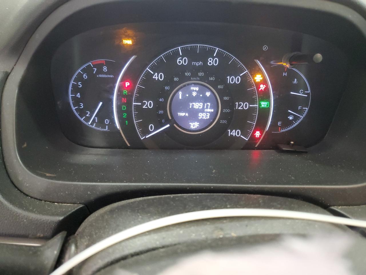 2013 Honda Cr-V Lx VIN: 2HKRM4H3XDH663067 Lot: 91271925