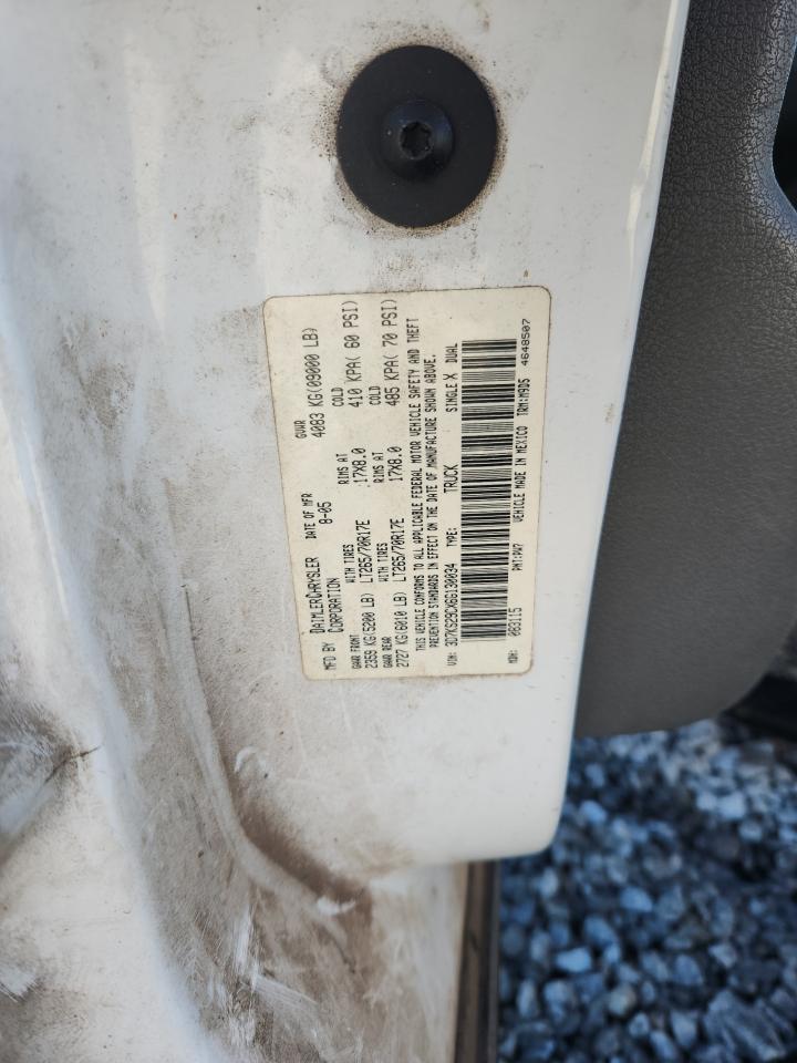 2006 Dodge Ram 2500 VIN: 3D7KS29CX6G130034 Lot: 92435535