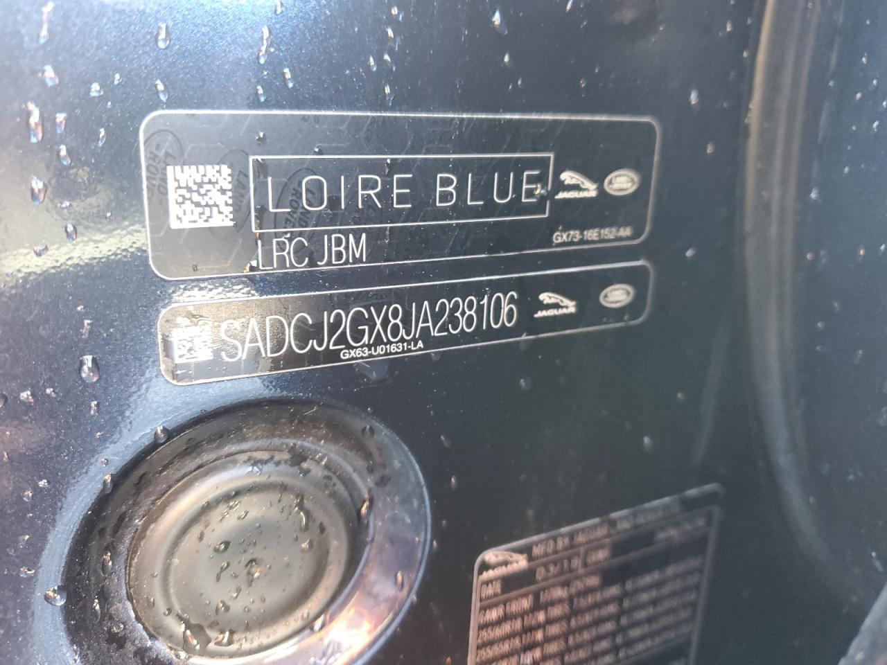 2018 Jaguar F-Pace Premium VIN: SADCJ2GX8JA238106 Lot: 92169805