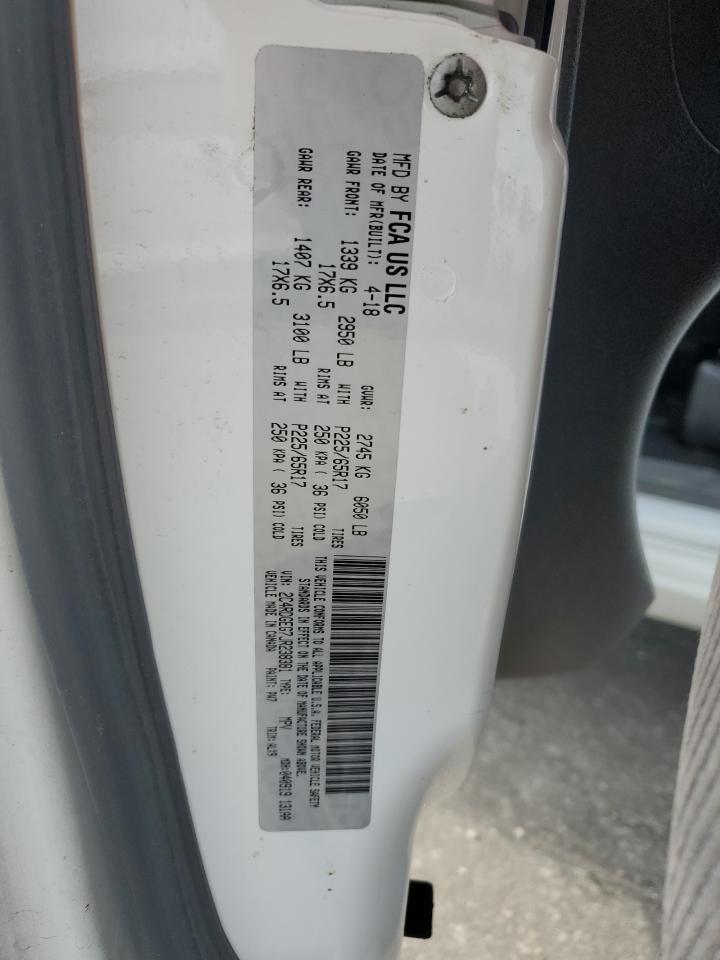 2018 Dodge Grand Caravan Gt VIN: 2C4RDGEG7JR238381 Lot: 92670505