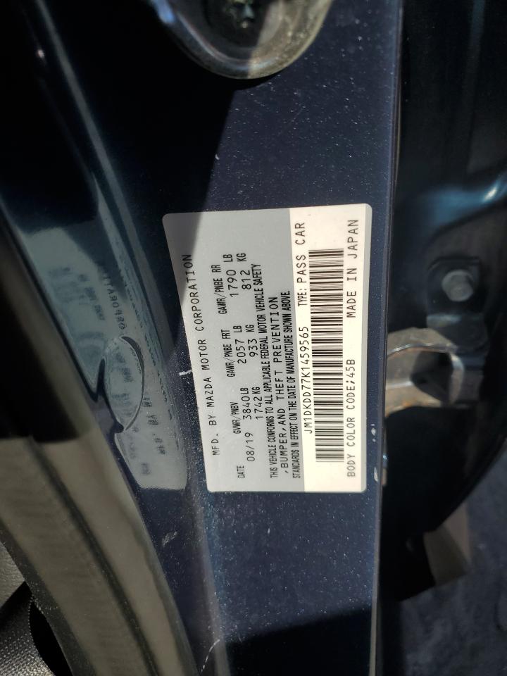 2019 Mazda Cx-3 Grand Touring VIN: JM1DKDD77K1459565 Lot: 93642325