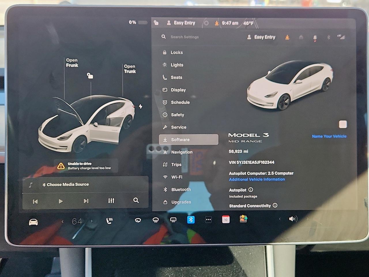 2018 Tesla Model 3 VIN: 5YJ3E1EA5JF162344 Lot: 92219225