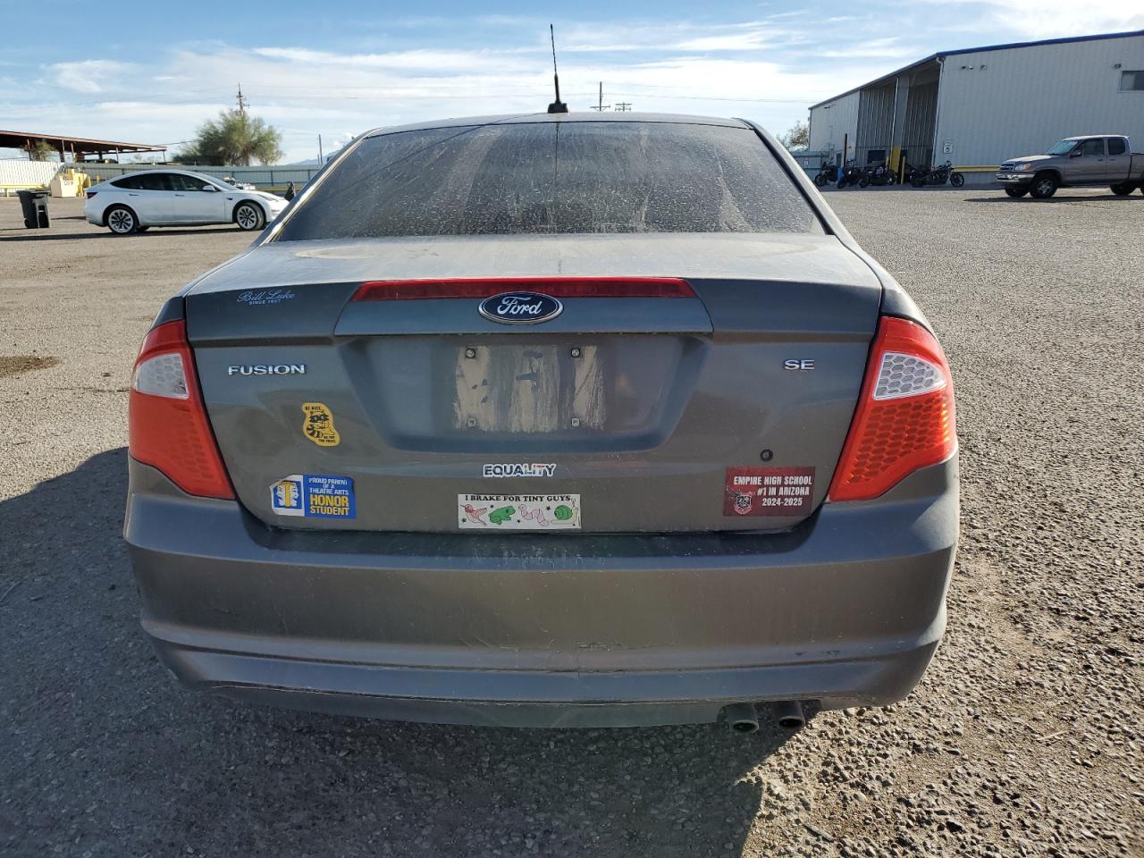 2012 Ford Fusion Se VIN: 3FAHP0HA6CR291237 Lot: 92884015
