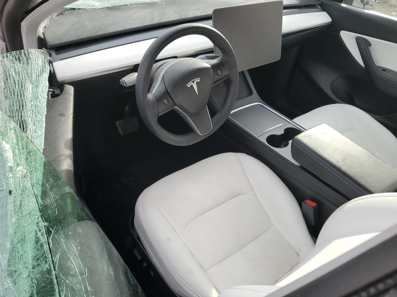 2021 Tesla Model Y VIN: 5YJYGAEE2MF195163 Lot: 91430845